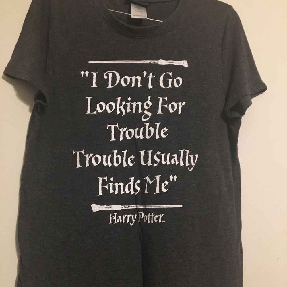 Dark Grey Harry Potter Quote Junior Girls …